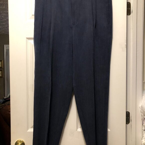 tommy Bahama men's navy 100%silk casual pantssize: 38/30